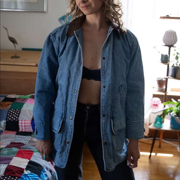 Vintage Woolrich Lined Jean Jacket 